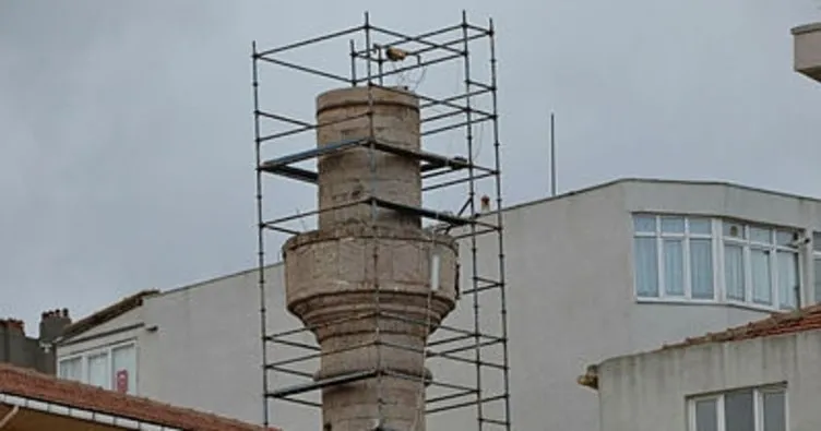 Asırlık caminin minare taşları Kayseri’den gelecek