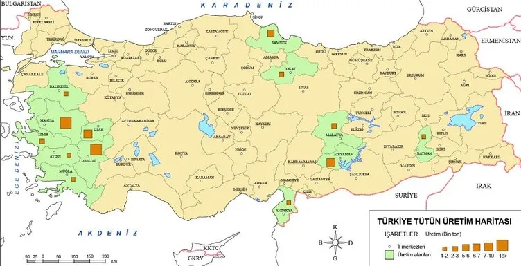 Türkiye Tarım Ürünleri Haritası - Bölgelere Göre Türkiye’de Yetişen Ürünler ve Güncel Tarım Haritası
