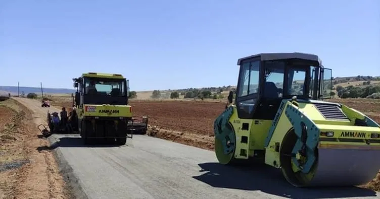 Kırıkkale’de köy yoları beton oluyor