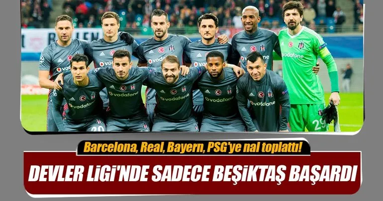 Beşiktaş, Şampiyonlar Ligi’ne damga vurdu