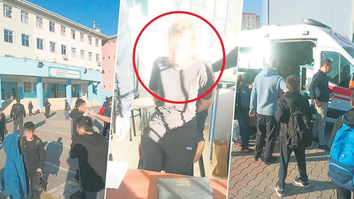 Okul bahçesinde bıçaklı saldırı