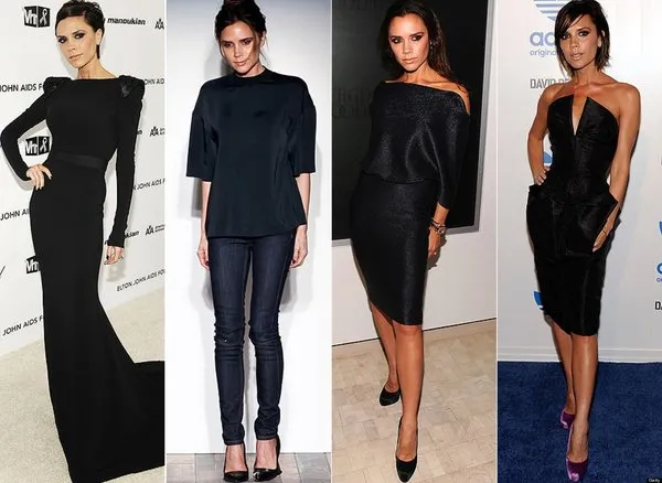 Victoria Beckham siyahı fazla abarttı!