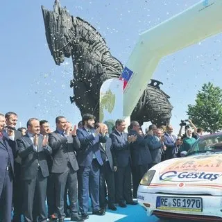 Dünya rallicilerinden Troya’da dostluk köprüsü