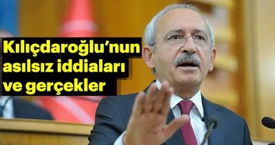 Kılıçdaroğlu’nun asılsız iddiaları ve gerçekler