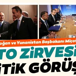 Başkan Erdoğan ve Yunanistan Başbakanı Miçotakis ile bir araya geldi