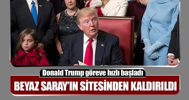 Donald Trump göreve hızlı başladı