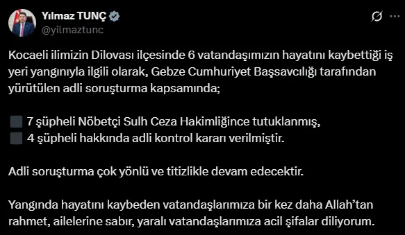 son-dakika-kocaelideki-yangin-faciasinda-yeni-gelisme-suphelilerden-7si-tutuklandi-1762886637977.jpg SON DAKİKA | Kocaeli'deki yangın faciasında yeni gelişme! Şüphelilerden 7'si tutuklandı