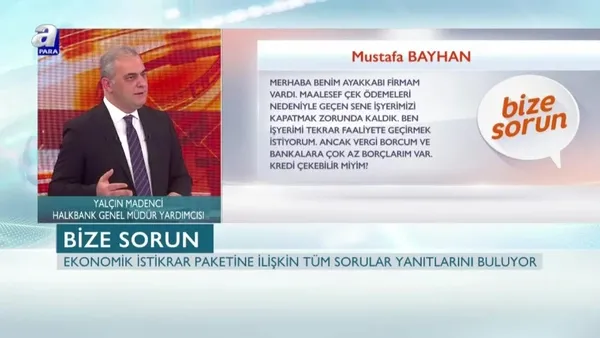 HalkBank Genel Müdür Yardımcısı Yalçın Madenci'den canlı yayında önemli açıklamalar (7 Nisan 2020 Salı) | Video