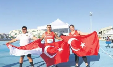 Atletizmde madalya yağmuru
