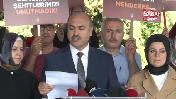 AK Parti İstanbul İl Başkanlığı, merhum Başbakan Menderes’i kabri başında andı