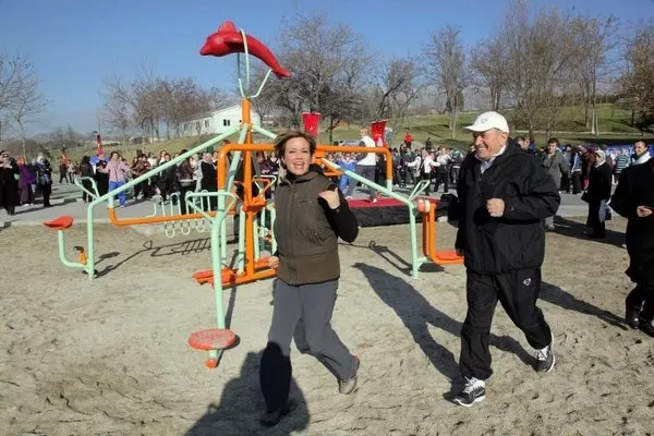 Kadir Topbaş pilates yaptı