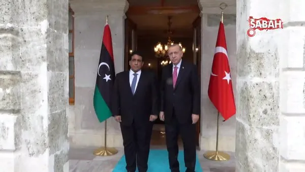 Son Dakika: Başkan Erdoğan Libya başkanlık konseyi başkanı Muhammed El Menfi ile görüştü | Video