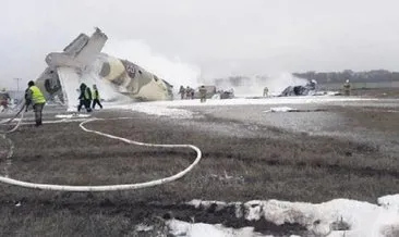 Kazakistan’da askeri kargo uçağı düştü: 4 ölü