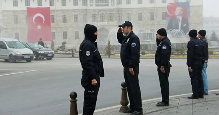 Sivas’ta eksi 2 derecede Ata’ya saygı