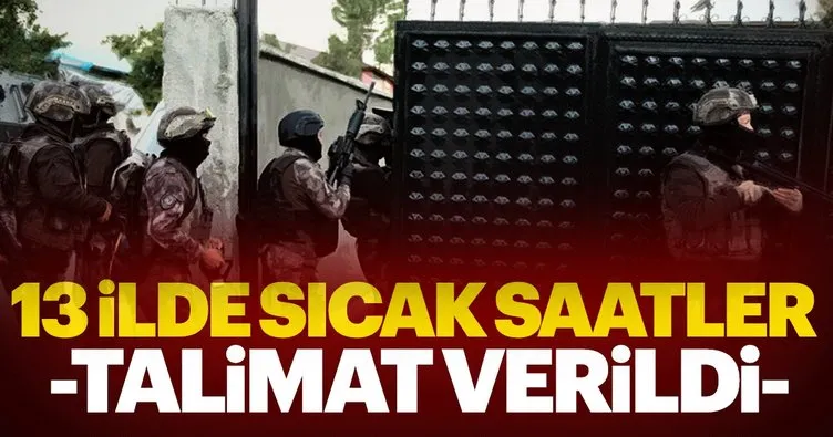Kayseri merkezli 13 ilde FETÖ operasyonu! 37 kişi gözaltına alınacak
