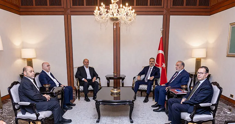 Bakan Fidan, Hamas heyetini kabul etti