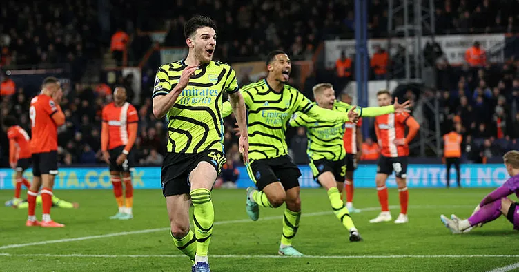 Arsenal, son nefeste Luton Town’ı yıktı!