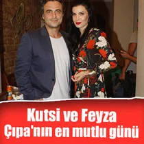 Kutsi ve Feyza Çıpa’nın mutlu günü