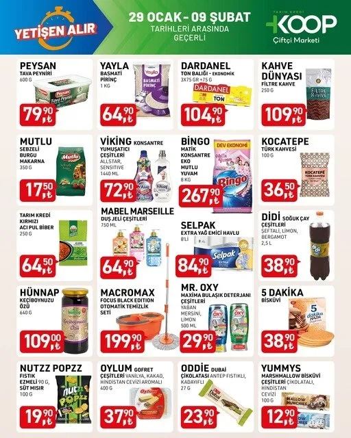 TARIM KREDİ AKTÜEL YENİ HAFTA: Deterjanı, yumuşatıcılar, bulaşık deterjanı... Tarım Kredi 1-9 Şubat indirim kataloğu