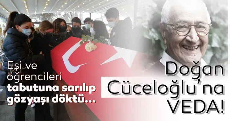 Son dakika haber: Doğan Cüceloğlu son yolculuğuna uğurlandı! Doğan Cüceloğlu’nun Türk Bayrağına sarılı tabutu başında gözyaşı döktüler...