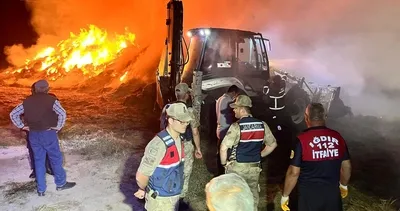 6 bin balya ot yangında kül oldu
