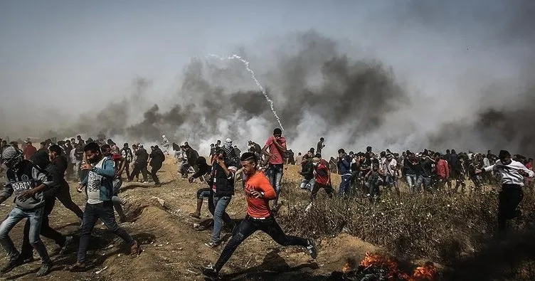 Gazze’de ’Büyük Dönüş Yürüyüşü’nde dördüncü cuma