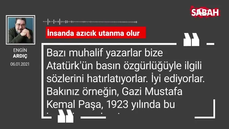 Engin Ardıç 'İnsanda azıcık utanma olur'