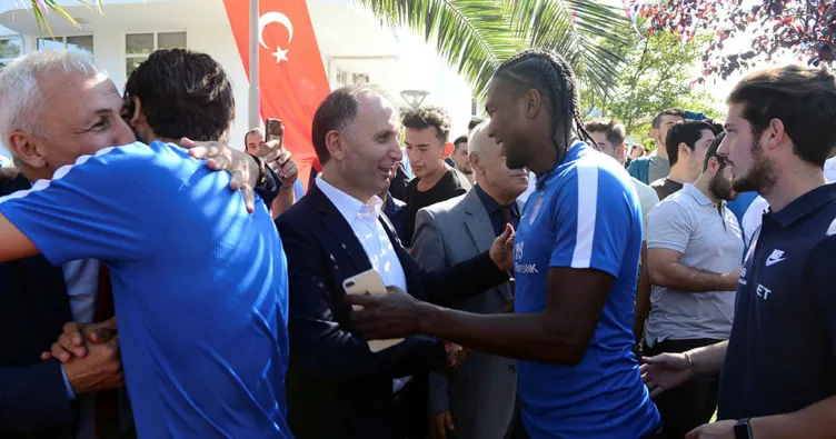 Trabzonspor’da bayramlaşma töreni yapıldı