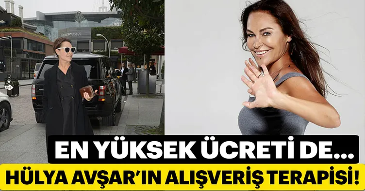 Hülya Avşar’ın alışveriş terapisi!
