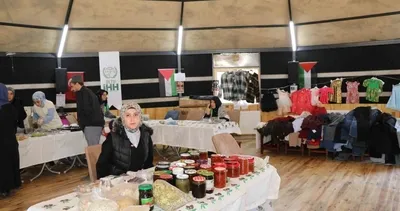 Gazze’ye destek için hayır çarşısı