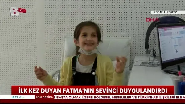 İlk kez duyan Fatma'nın sevinci duygulandırdı | Video