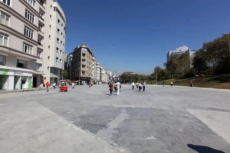 Taksim’de trafik yer altına indi