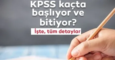 KPSS saat kaçta başlıyor ve bitiyor? 2022 KPSS Genel Kültür ve Genel Yetenek Sınav soruları ve cevap anahtarı ne zaman açıklanacak?