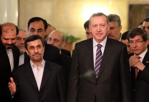 Başbakan Erdoğan-Ahmedinejad görüşmesinden kareler
