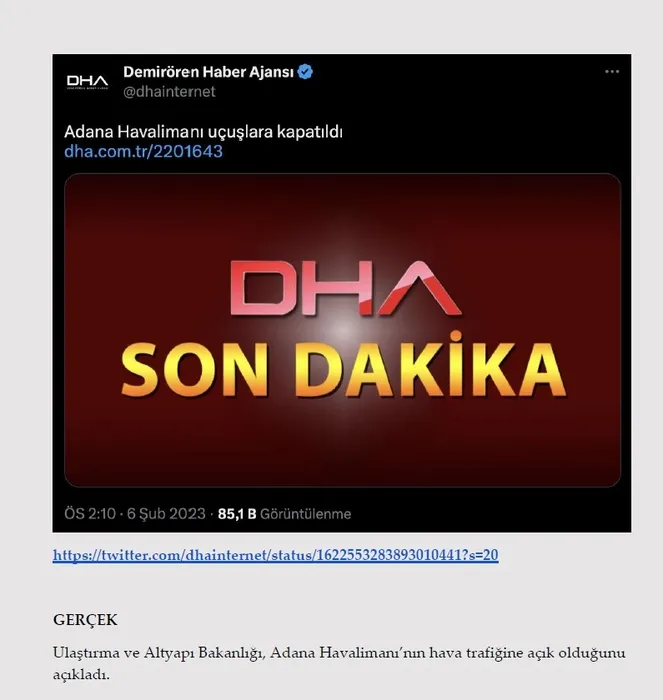 Son dakika: Deprem yalanları ve gerçekler! Kahramanmaraş, Pazarcık, Elbistan, Hatay...