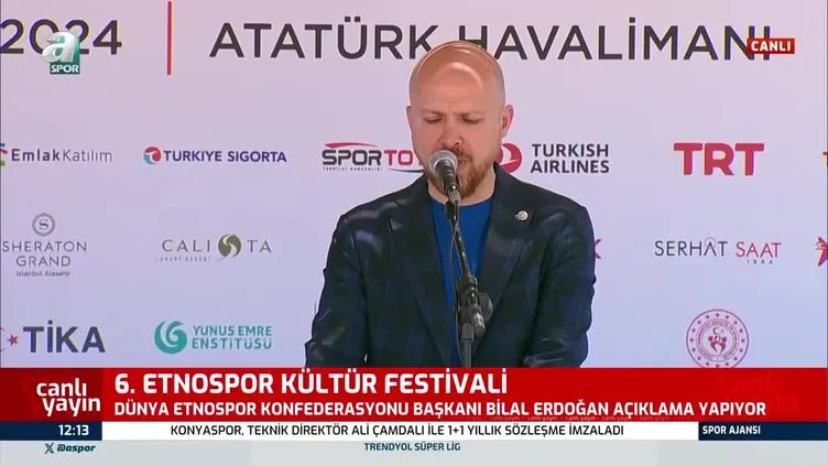 Bilal Erdoğan, 6. Etnospor Kültür Festivali’nin açılışında konuştu | Video