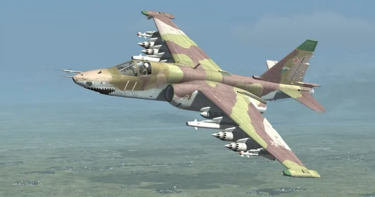 Rusya’da Su-25 savaş uçağı düştü