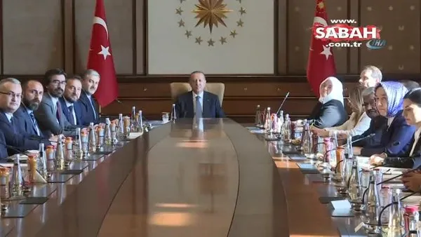 Cumhurbaşkanı Erdoğan MÜSİAD heyetini kabul etti