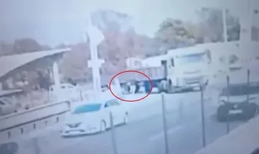 Bebeğiyle yürürken tırın altında kalmıştı; Görüntüler ortaya çıktı #bursa