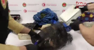 İstanbul Havalimanı’nda kilolarca kokain yakalandı | Video