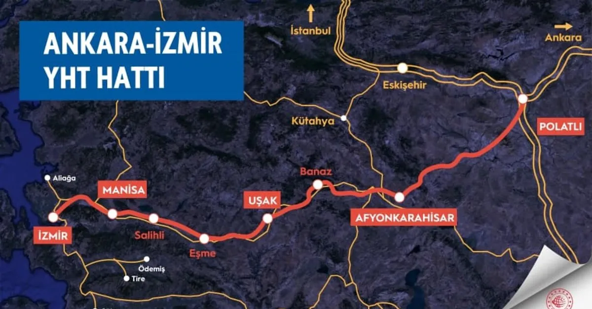 ankara izmir yht projesi nde t 1 tuneli nde yarin isik gorulecek son dakika haberler