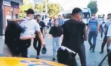 İBB zabıtasından vatandaşa uçan tekme