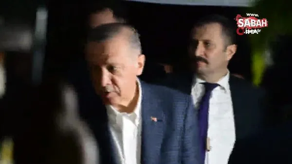 Cumhurbaşkanı Erdoğan, şehit ailesini ziyaret etti | Video