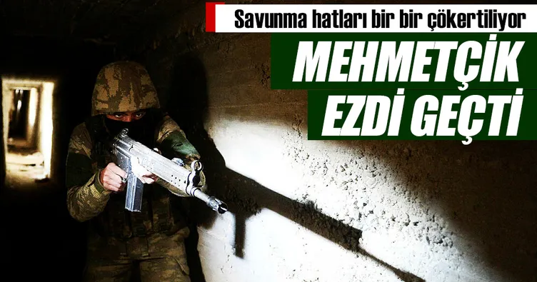 Mehmetçik ezdi geçti