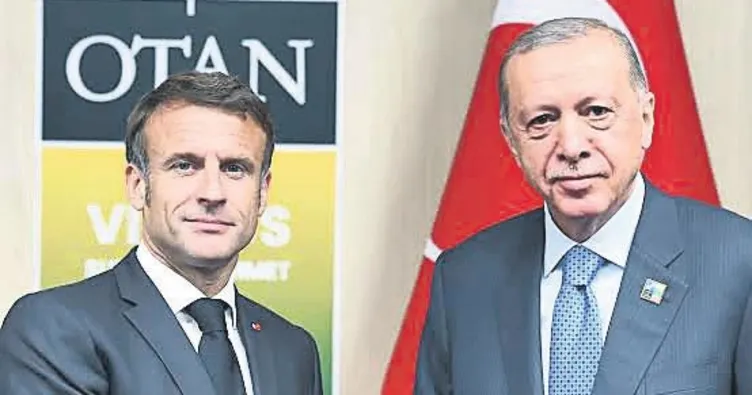 Başkan Erdoğan Macron’la görüştü