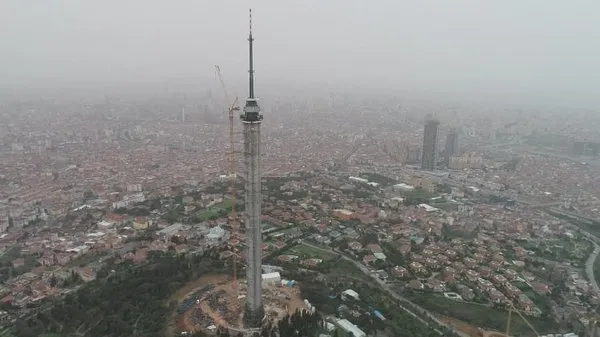 Çamlıca Kulesinin anteninde sona gelindi