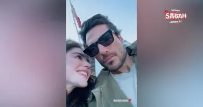 Özge Gürel - Serkan Çayoğlu çiftinden romantik paylaşım | Video