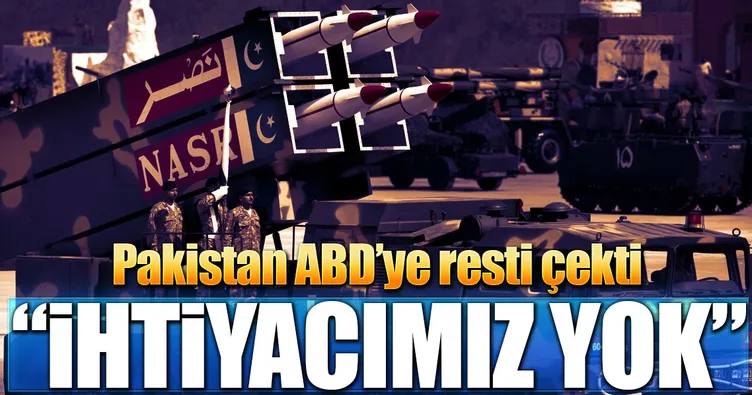 Pakistan’dan ABD’ye resti çekti