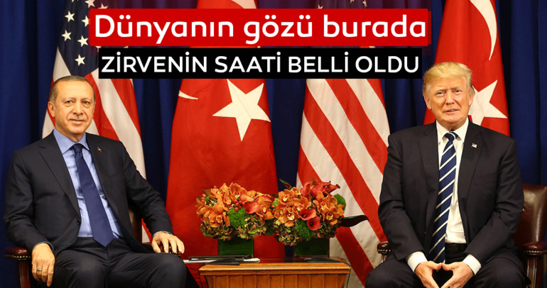 Başkan Erdoğan, ABD Başkanı Trump ile saat 20.00’de görüşecek