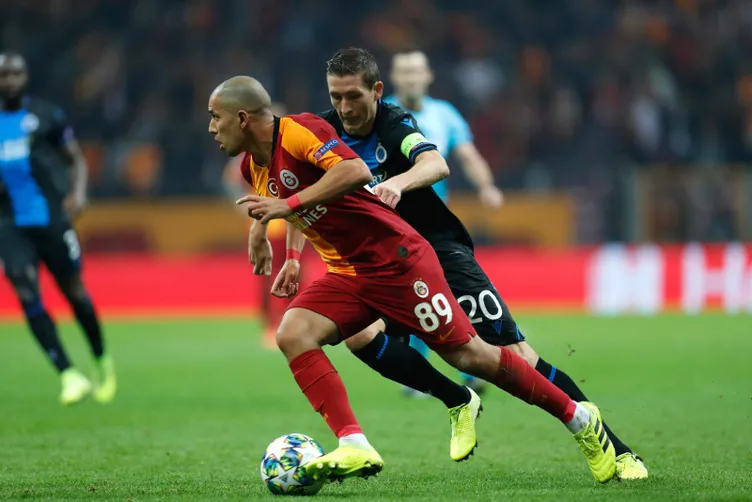 Galatasaray - Club Brugge maçından kareler